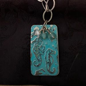 Seahorse pendant necklace